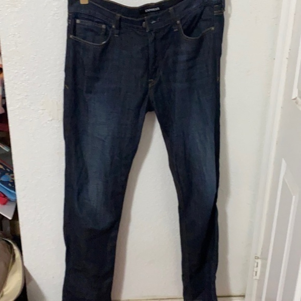 Express men’s slim straight jeans